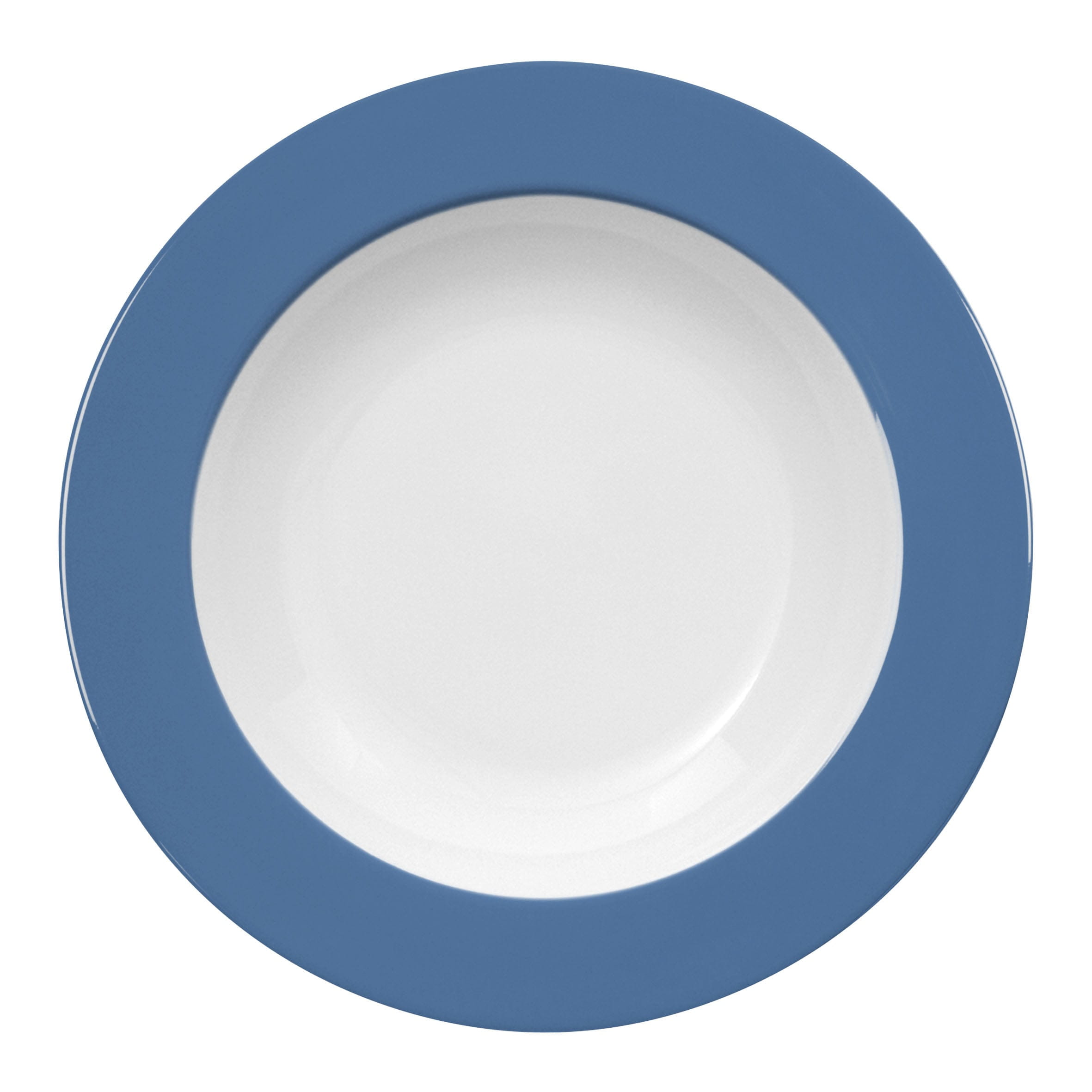 Teller tief Fahne Ø22cm COFFEESHOP blau