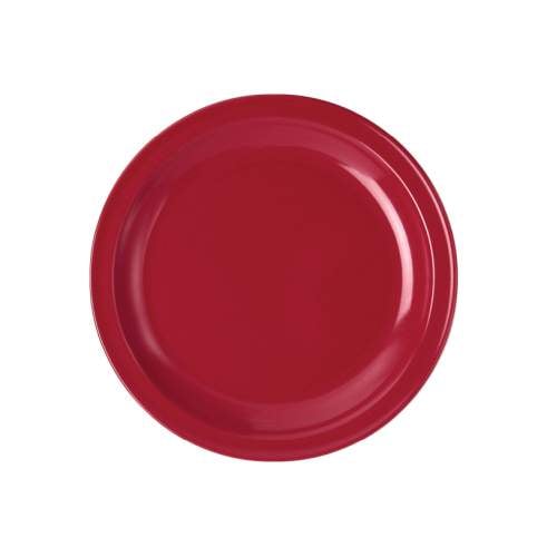 Teller flach Fahne Ø23,5cm COLORA rot