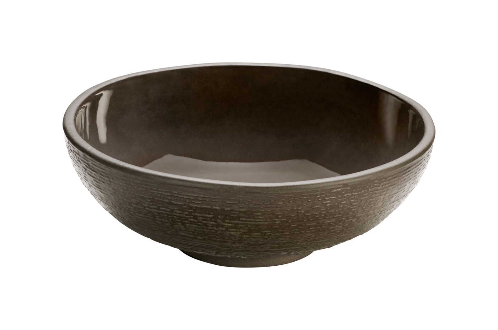 Schale rund Struktur 21cm 1,15l RENEW taupe