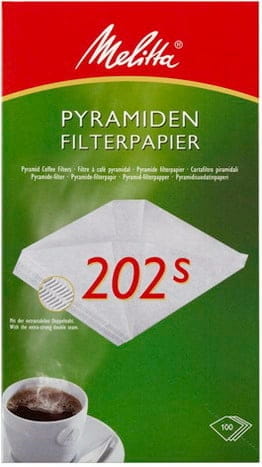 100 Stück Pyramiden-Filterpapier 202s