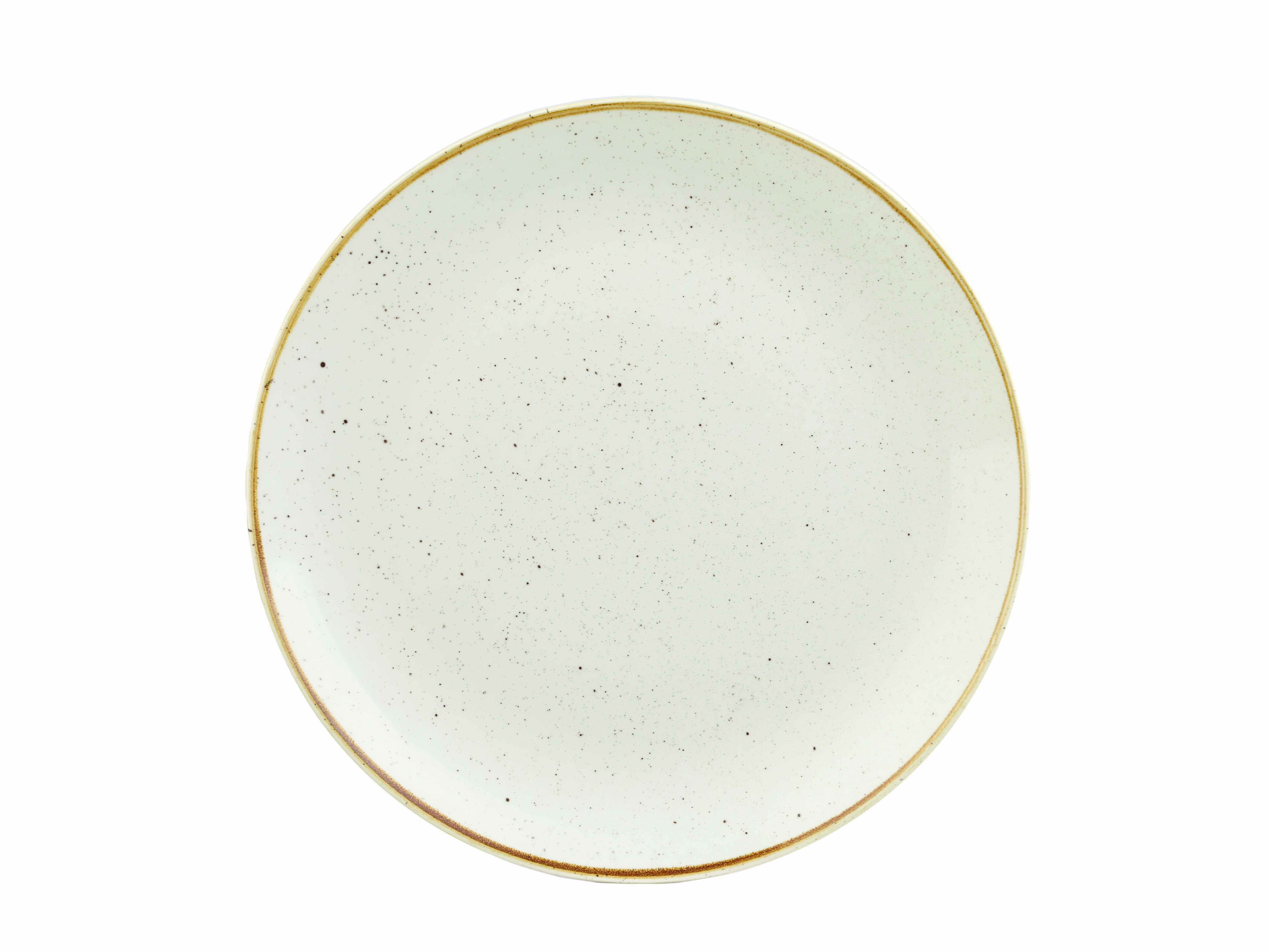 Teller flach coup 32cm STONECAST barley white
