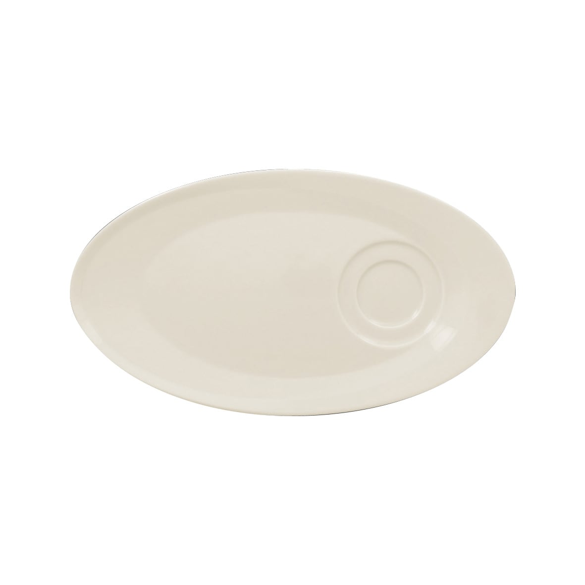 Kombi-Untertasse oval 29x16x2cm GIRO white