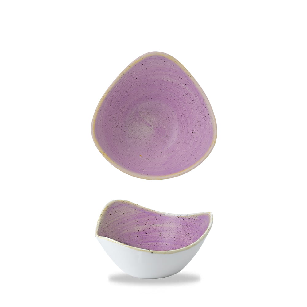 Schale dreieckig 15,3cm STONECAST lavender