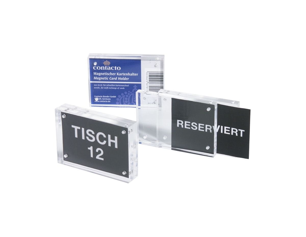 Kartenhalter L: 8,3cm H: 5,5cm magnetisch