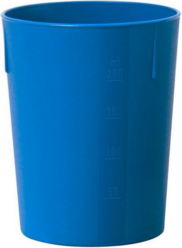 Becher 0,25L blau stapelbar