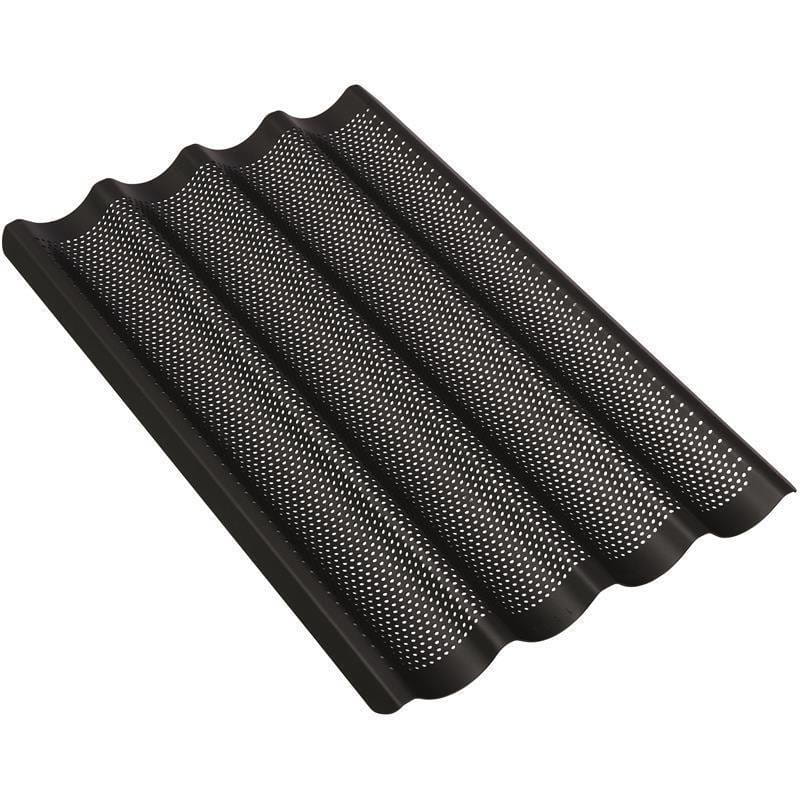 Backblech GN 2/3 mit Tyneckbeschichtung - 4-seitig aufgekantet Backblech GN 2/3 mit Tyneckbeschichtung - 4-seitig aufgekantet