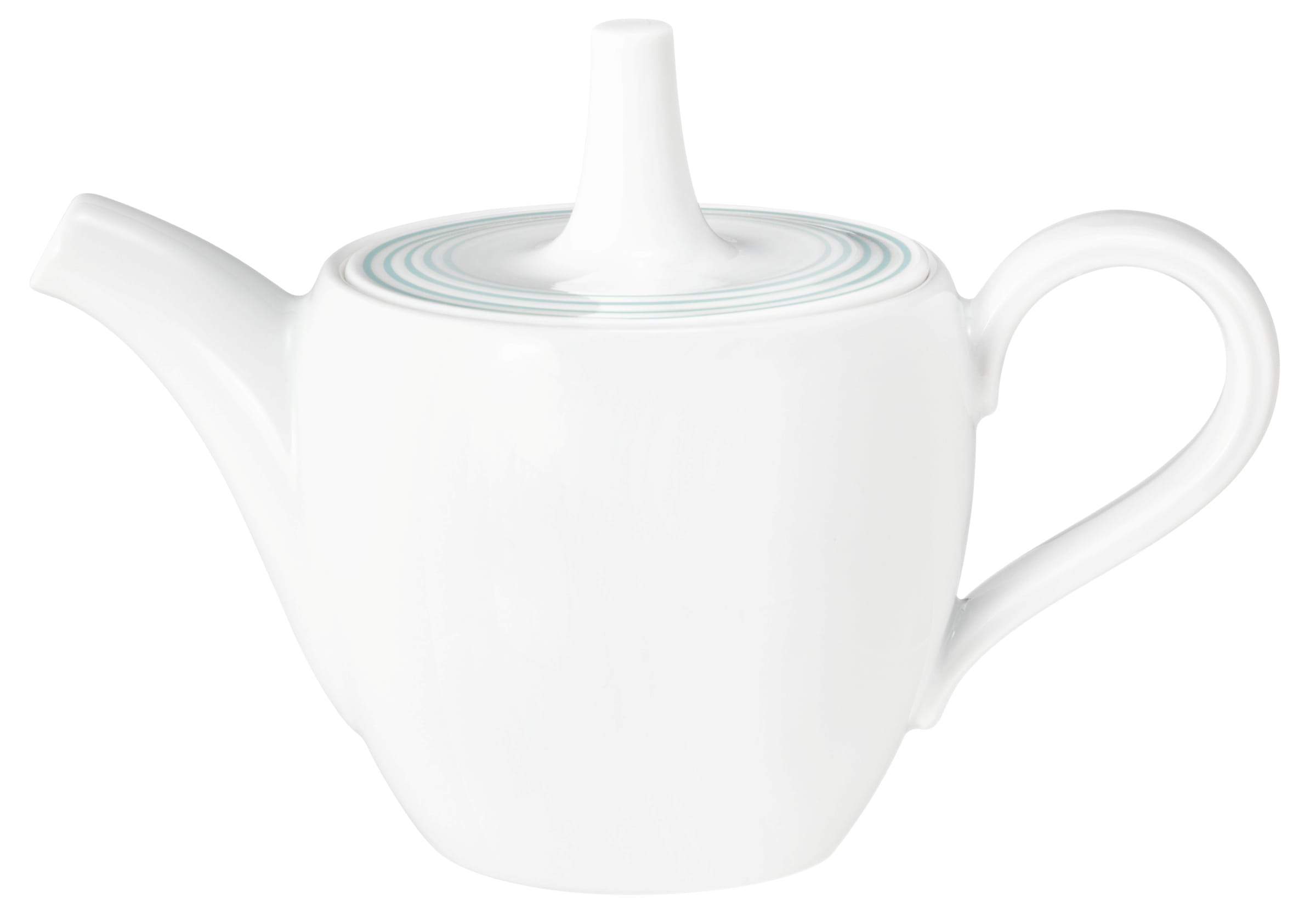 Kaffeekanne rund mit Relief 1 0,4l BLUES arktisblau