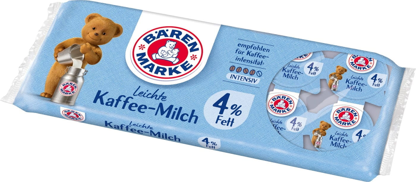 Bärenmarke Die Leichte 4% Kondensmilch 10er Tassenpackung