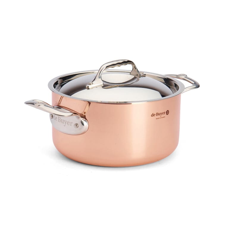 Kochtopf mit Deckel Ø20cm 3,3L PRIMA MATERA Kupfer