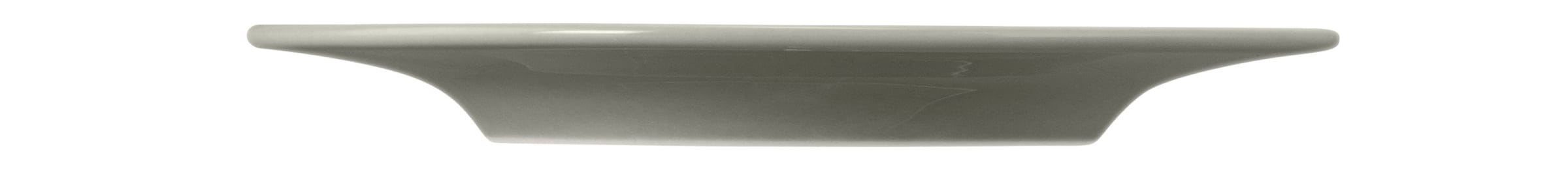 Kombiuntertasse rund mit Relief klein 13,5cm BEAT perlgrau