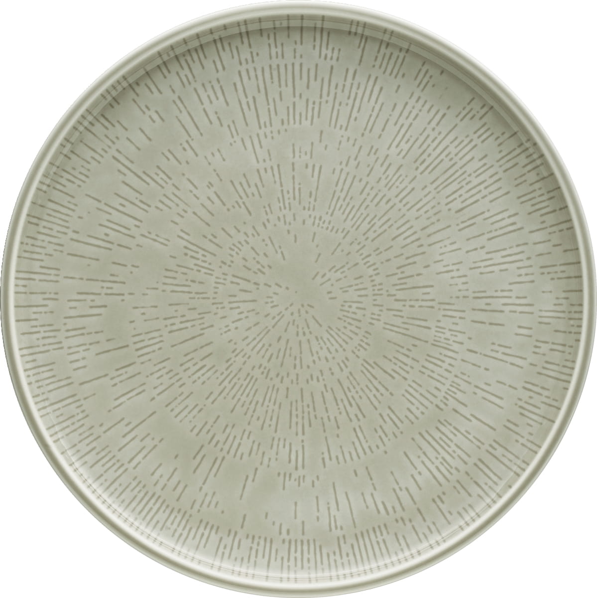 Teller flach rund coup Struktur 28cm SHIRO GLAZE STEAM