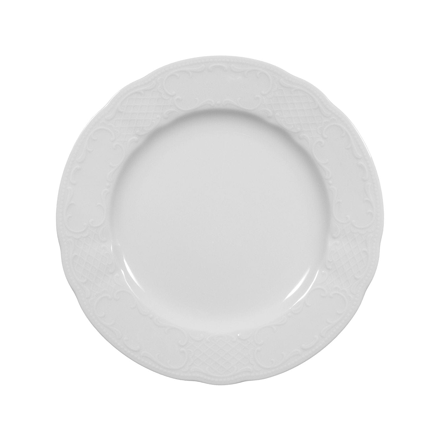 Teller flach 30cm SALZBURG weiß