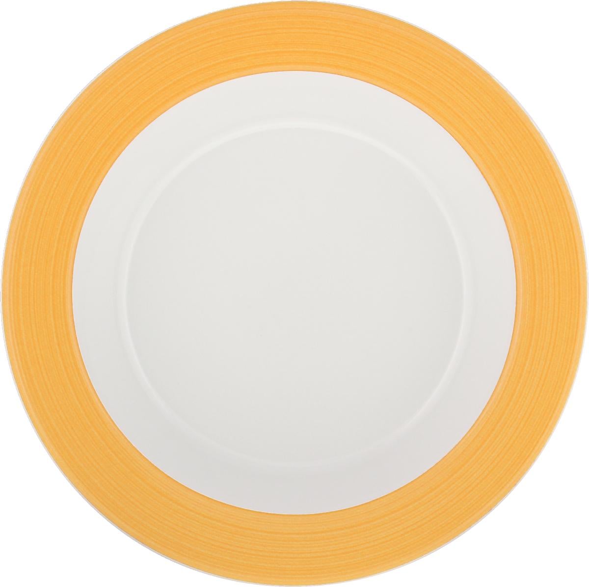 Spezialteller tief Fahne 23cm INVITA DIMENSION PINSELBAND sonnengelb
