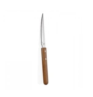 2 Stück Steakmesser 205mm STEAK Holzgriff 18/0 Vollheft
