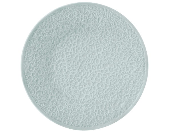 Teller flach 21 cm Vollrelief Nori arktisblau light