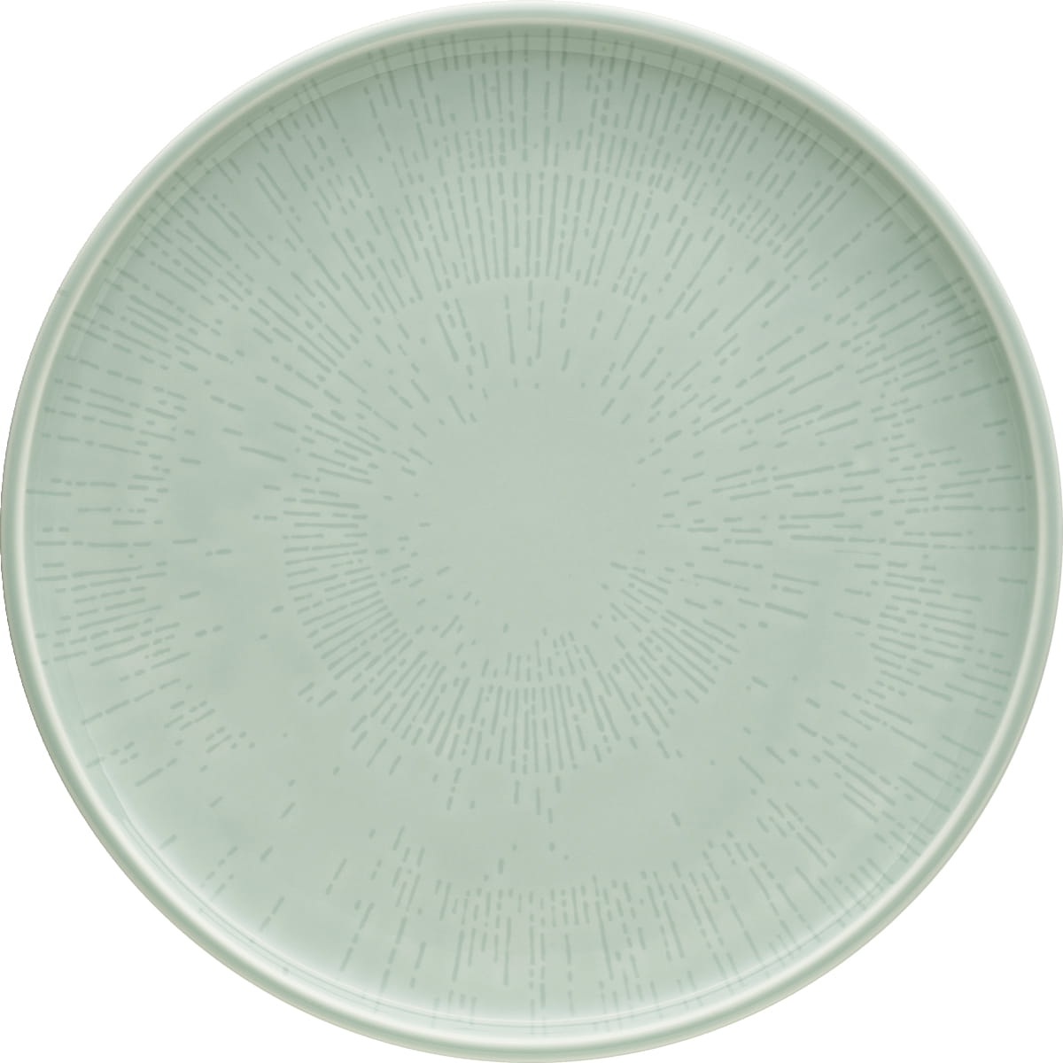 Teller flach rund coup Struktur 26cm SHIRO GLAZE FROST