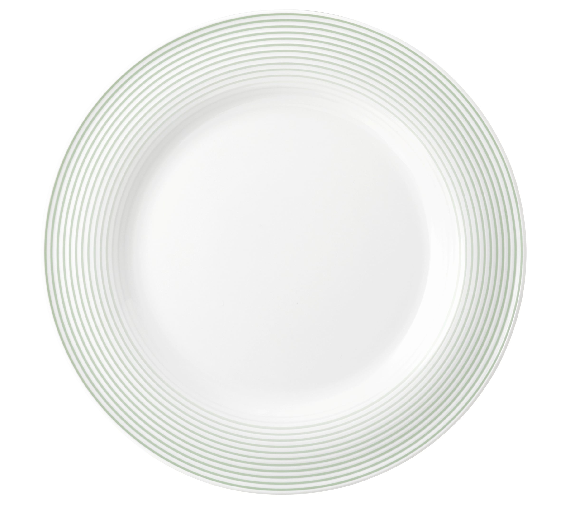 Teller rund mit Relief flach 26cm BLUES salbeigrün