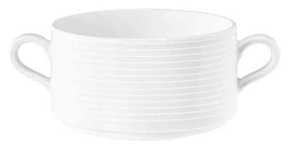 Suppentasse Relief 0,3L BLUES weiß stapelbar