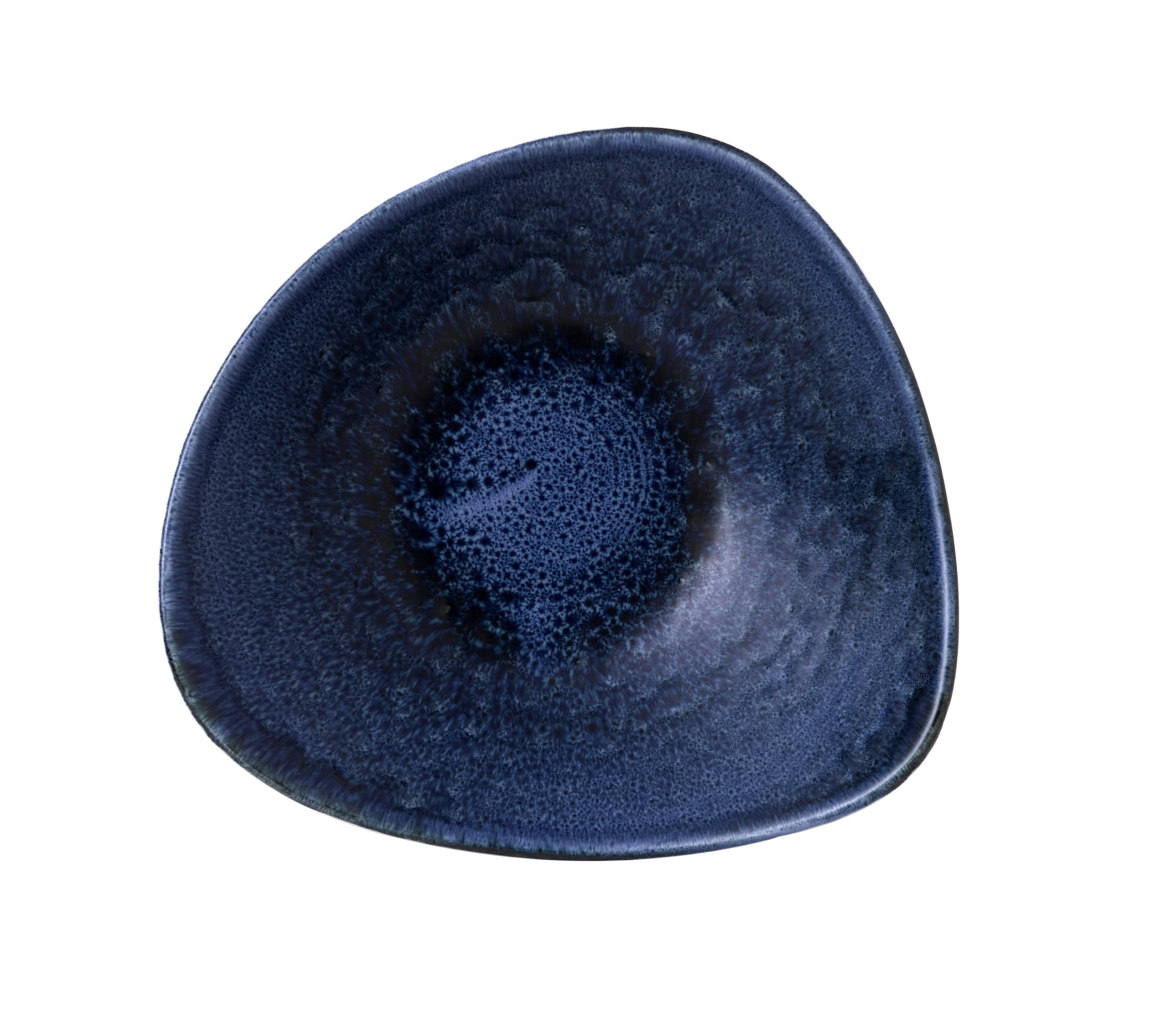 Schale dreieckig 23,5cm STONECAST plume ultramarine