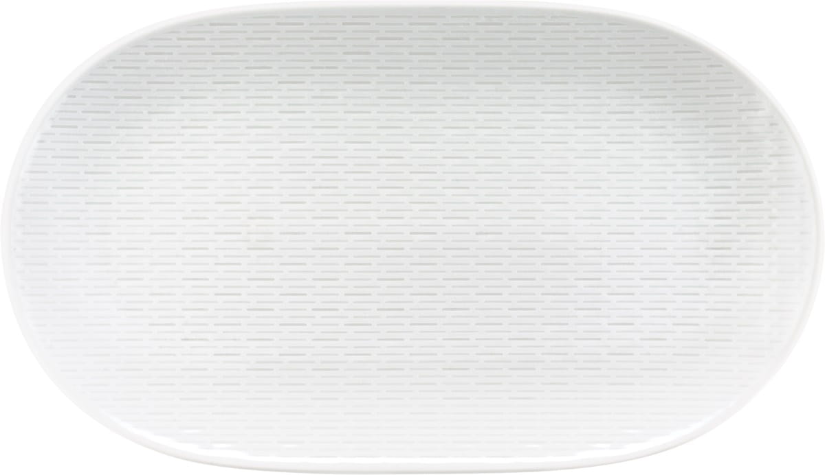 Platte oval coup relief 32cm SCOPE LINEA