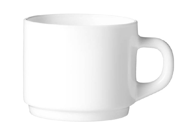 Kaffeetasse 0,22L EVERYDAY stapelbar weiß