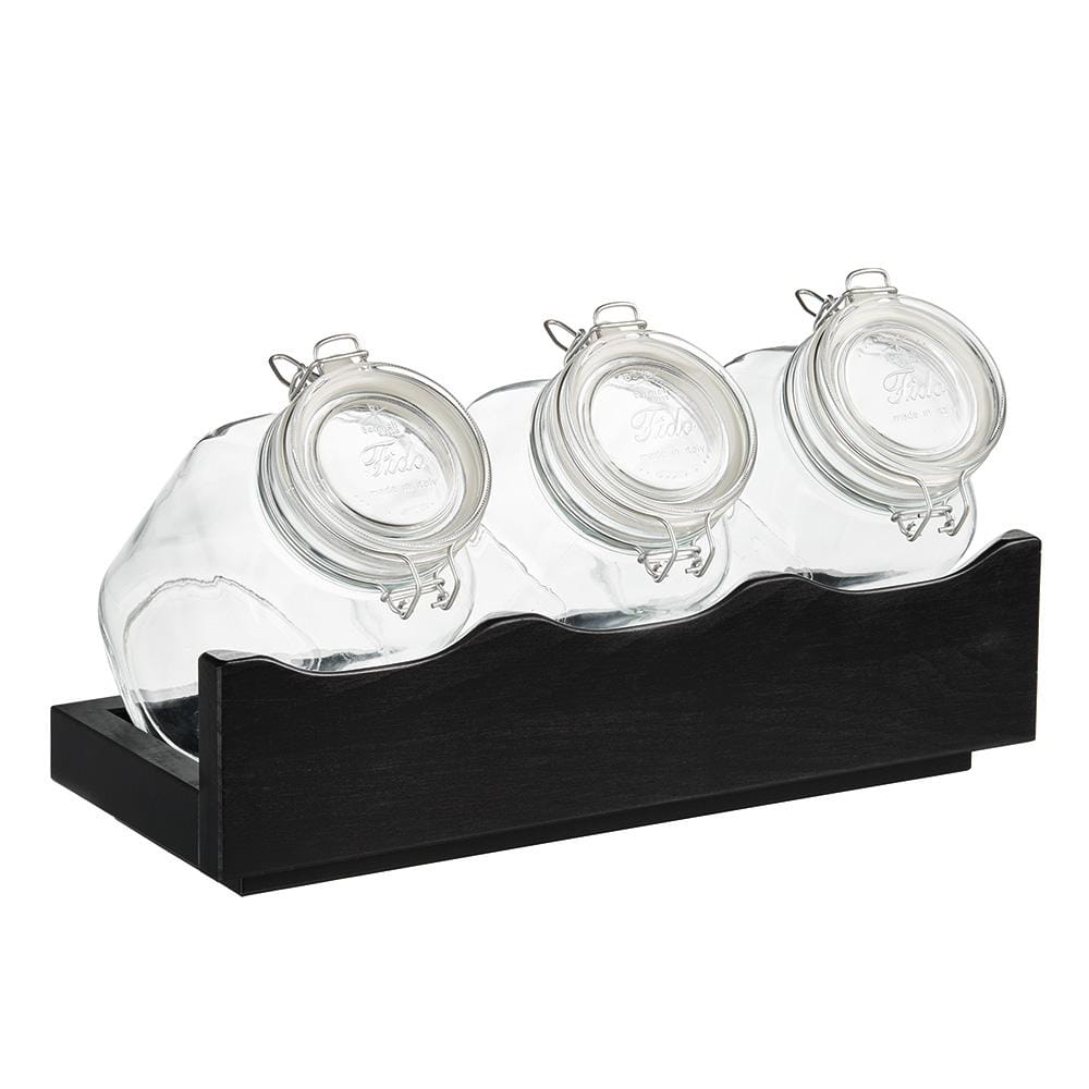 Buffet-ständer 43x17cm H:13,5cm GOOD MORNING wenge