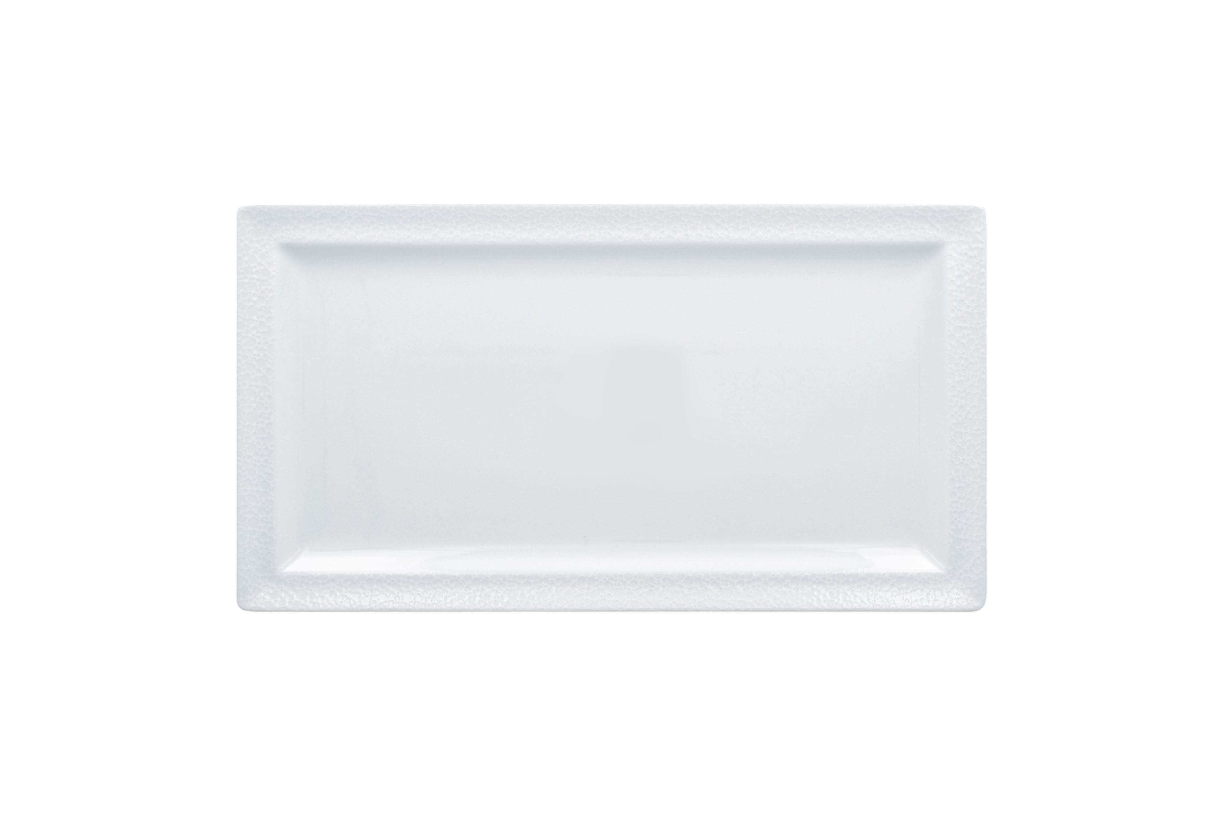 Teller flach rechteckig 38,5x21x2,4cm CHARM white