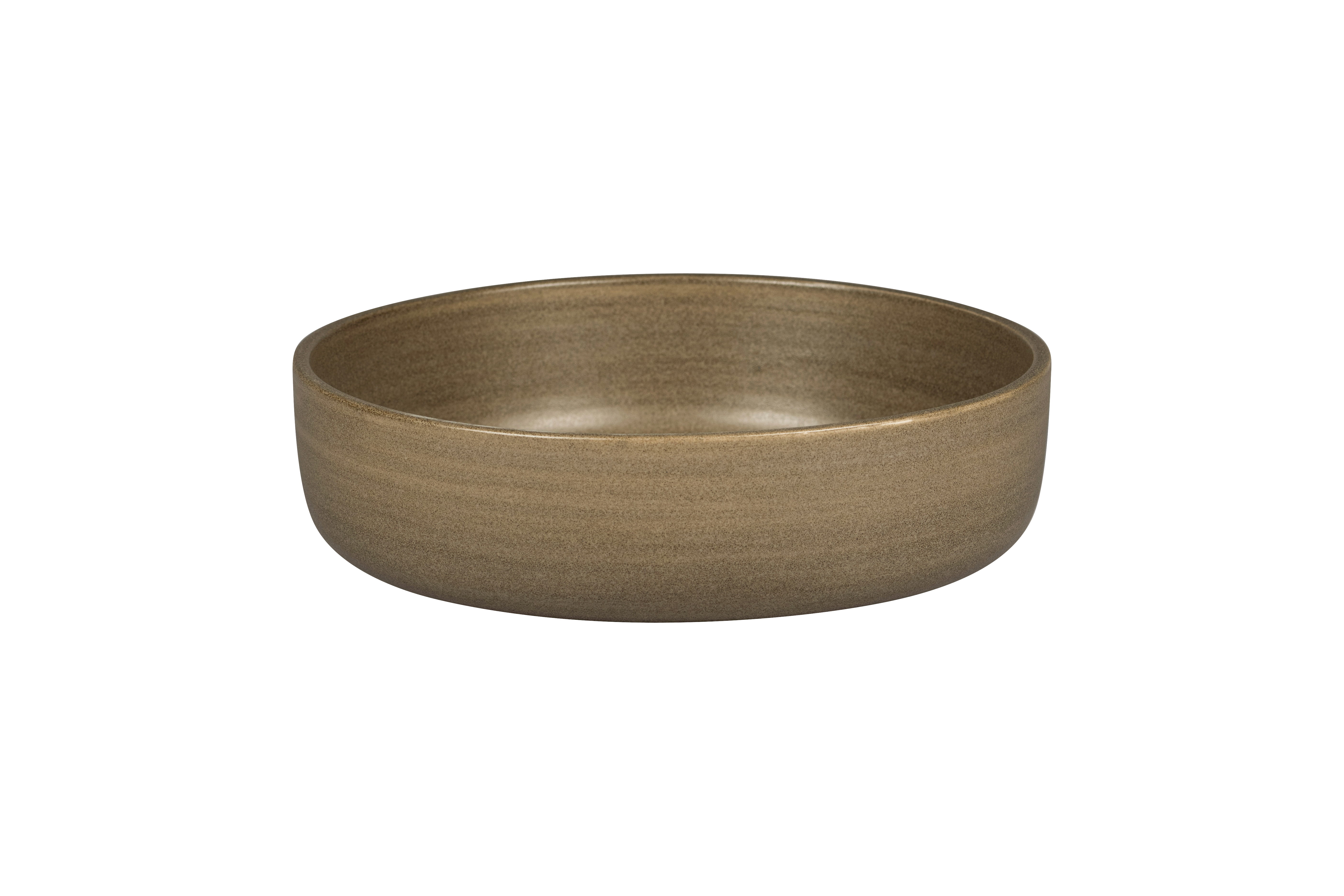 Schale Ø26,4cm H7,4cm 2700ml EASE SELVA dark brown