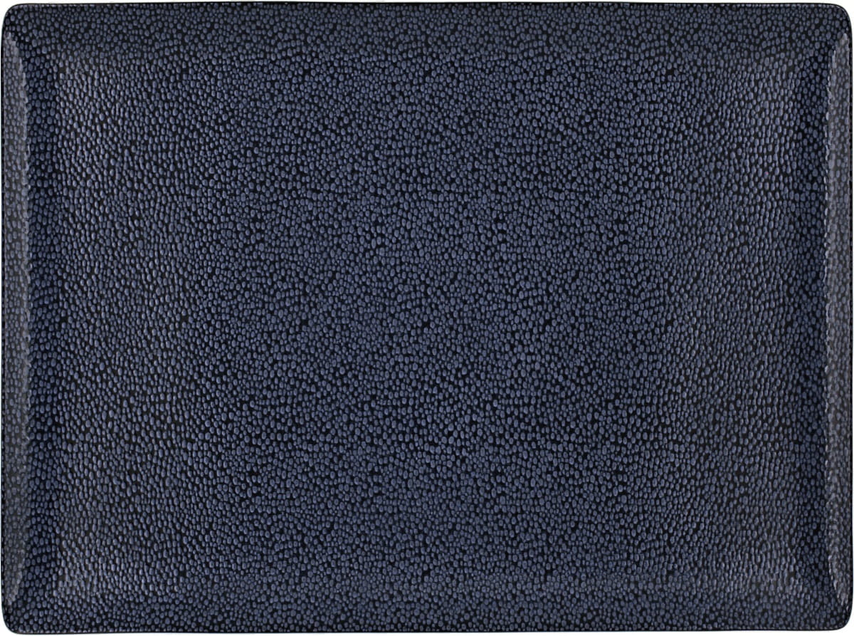 Platte rechteckig coup 27x20cm PURITY PEARLS DARK