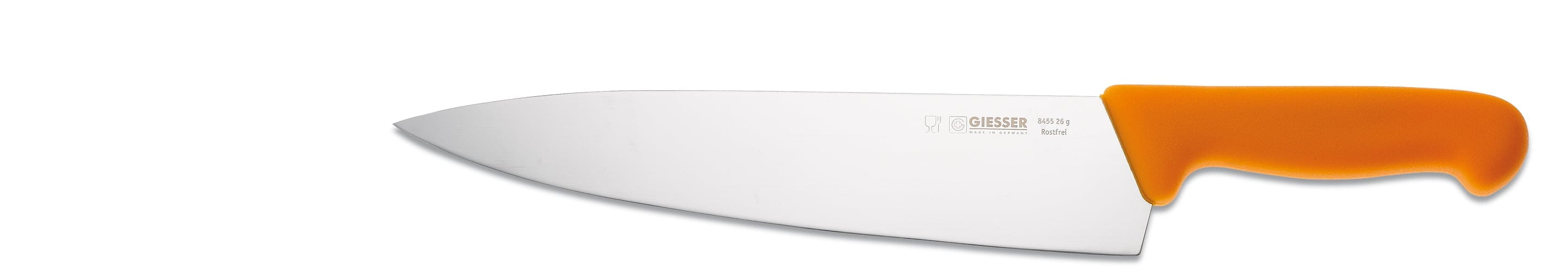 Kochmesser 26cm gelb