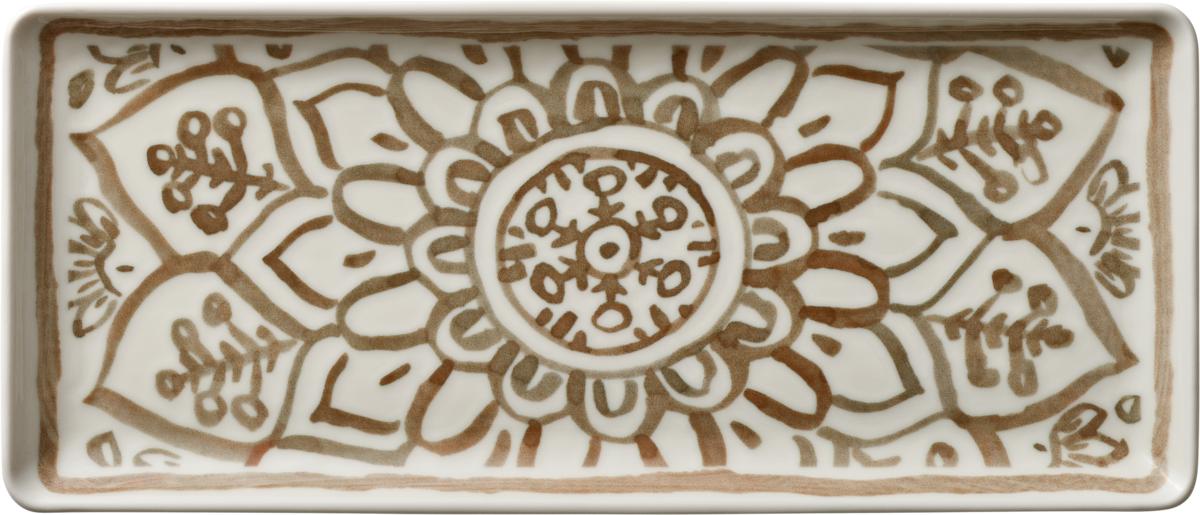 Platte rechteckig 35x15cm SOULMATE sienna