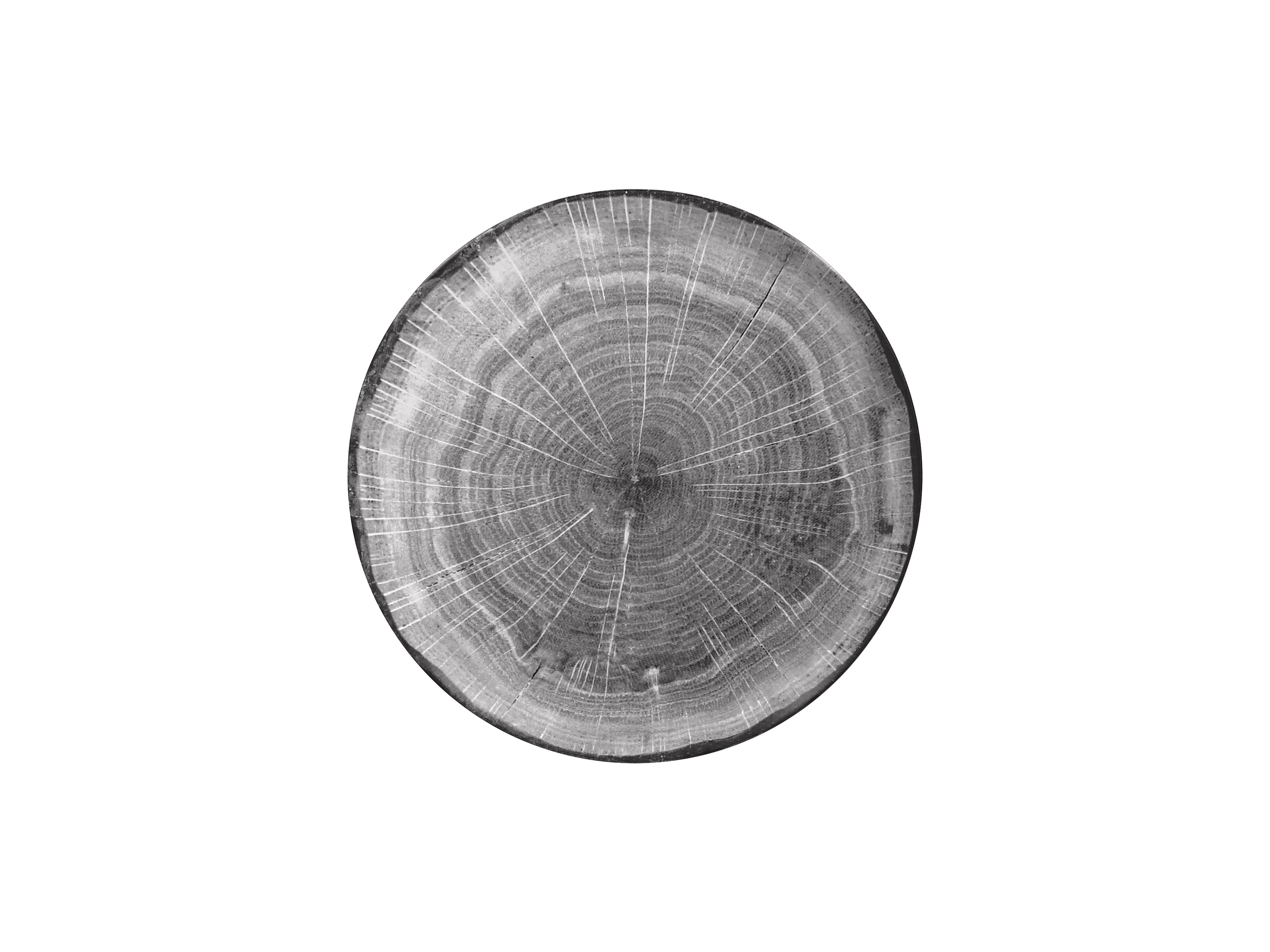 Teller coup 24cm FUSION WOODART beech-grey