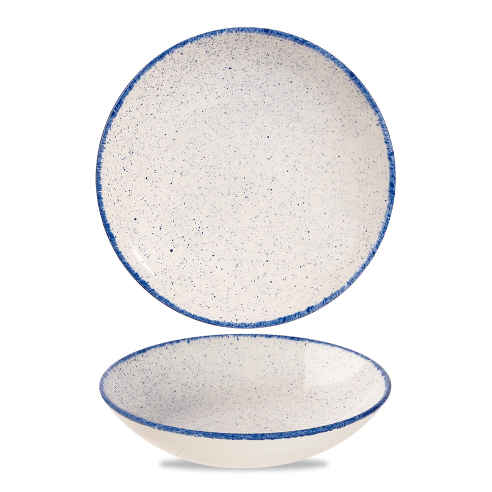 Teller tief coup 24,8cm 1136ml STONECAST HINTS indigo
