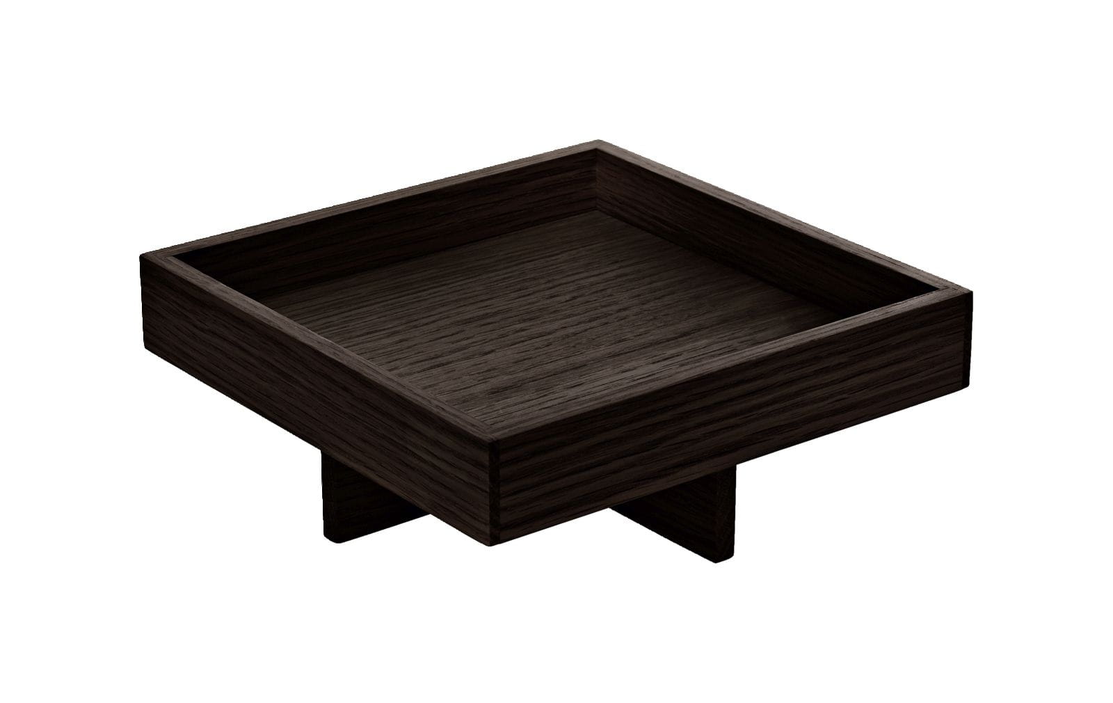 Menage eckig 18x18cm auf Fuß H 4cm ANANTI wenge