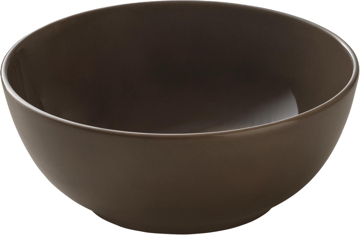 Schale rund 17cm 0,85l SANDSTONE DARK BROWN UNI