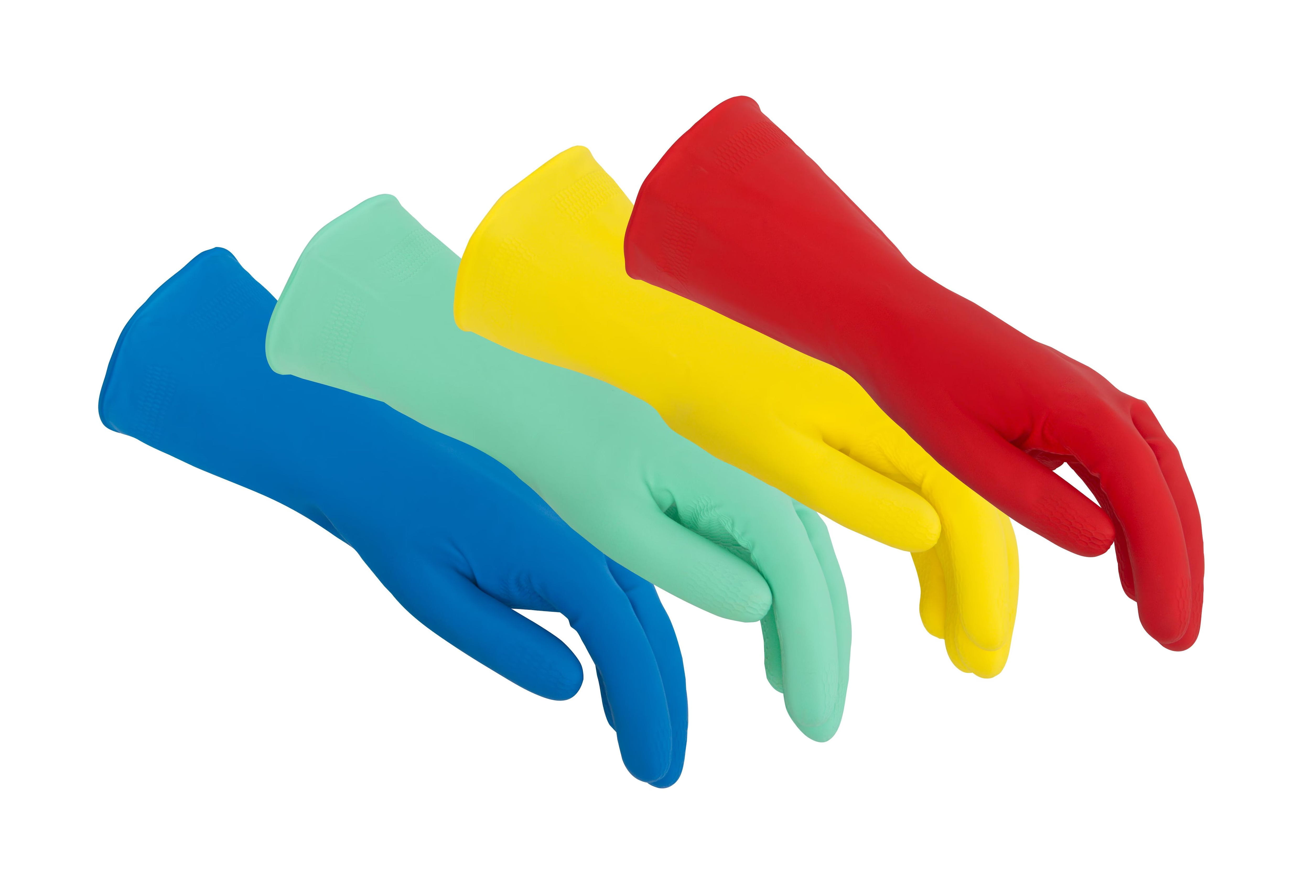 Mehrweg Latexhandschuh 29cm blau