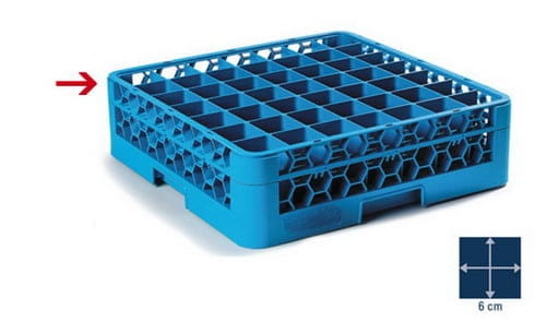 Spülkorbextender 49 Fächer OPTICLEAN blau