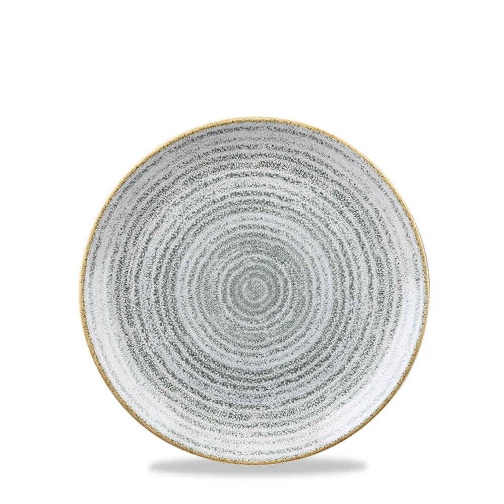 Teller flach coup 17cm STUDIO PRINTS HOMESPUN stone grey