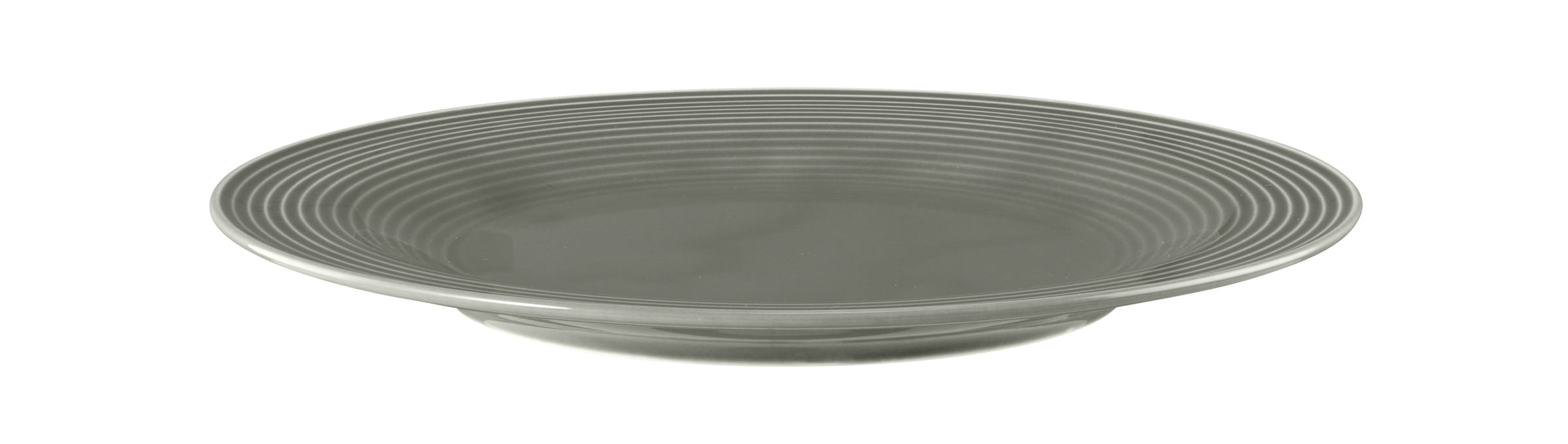 Teller rund mit Relief rund 23cm BEAT perlgrau