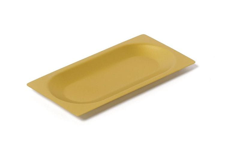 Teller rechteckig 18,5x9,3cm LAB 18/10 ACCESSORIES ICE gold