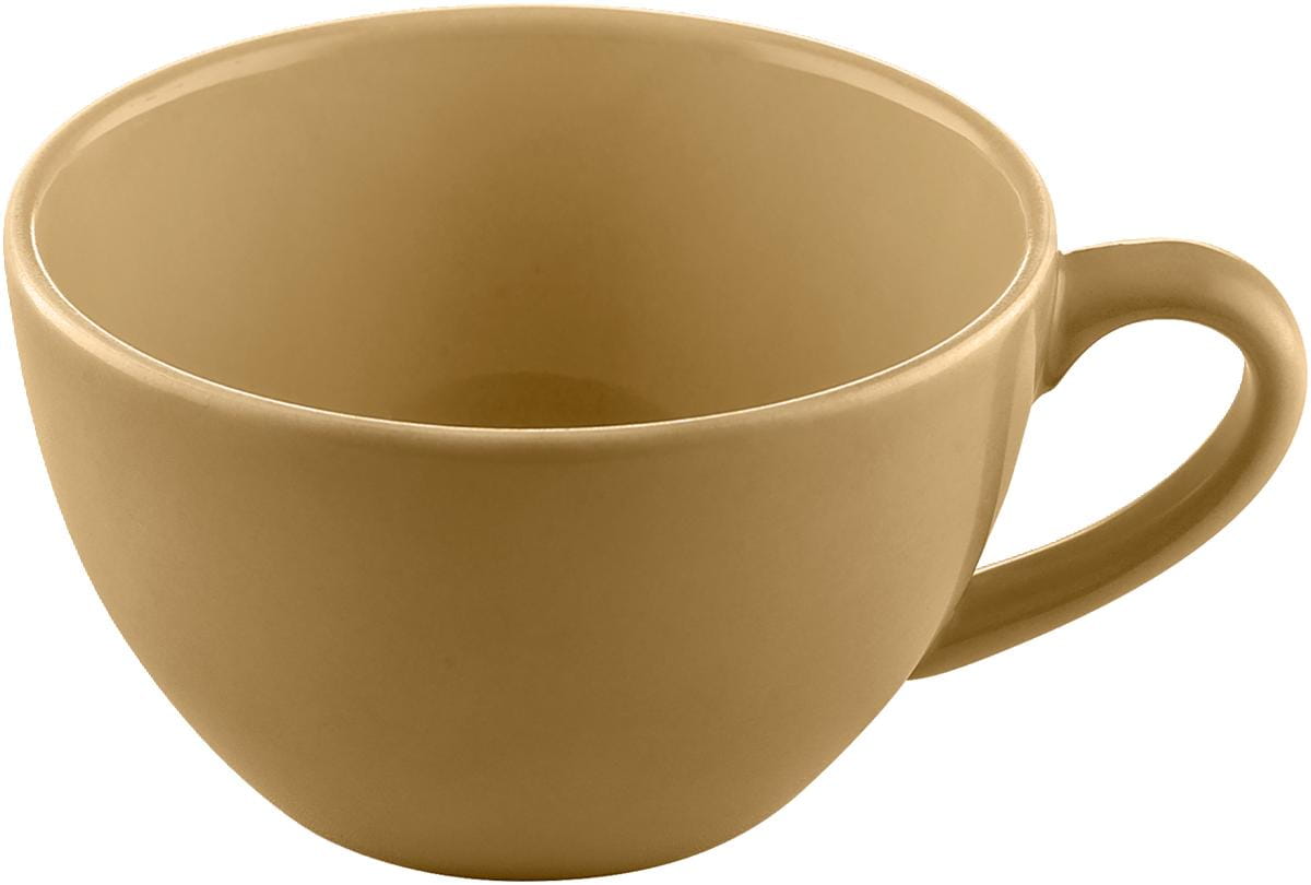 Milchkaffeetasse 0,45l SANDSTONE DARK YELLOW UNI
