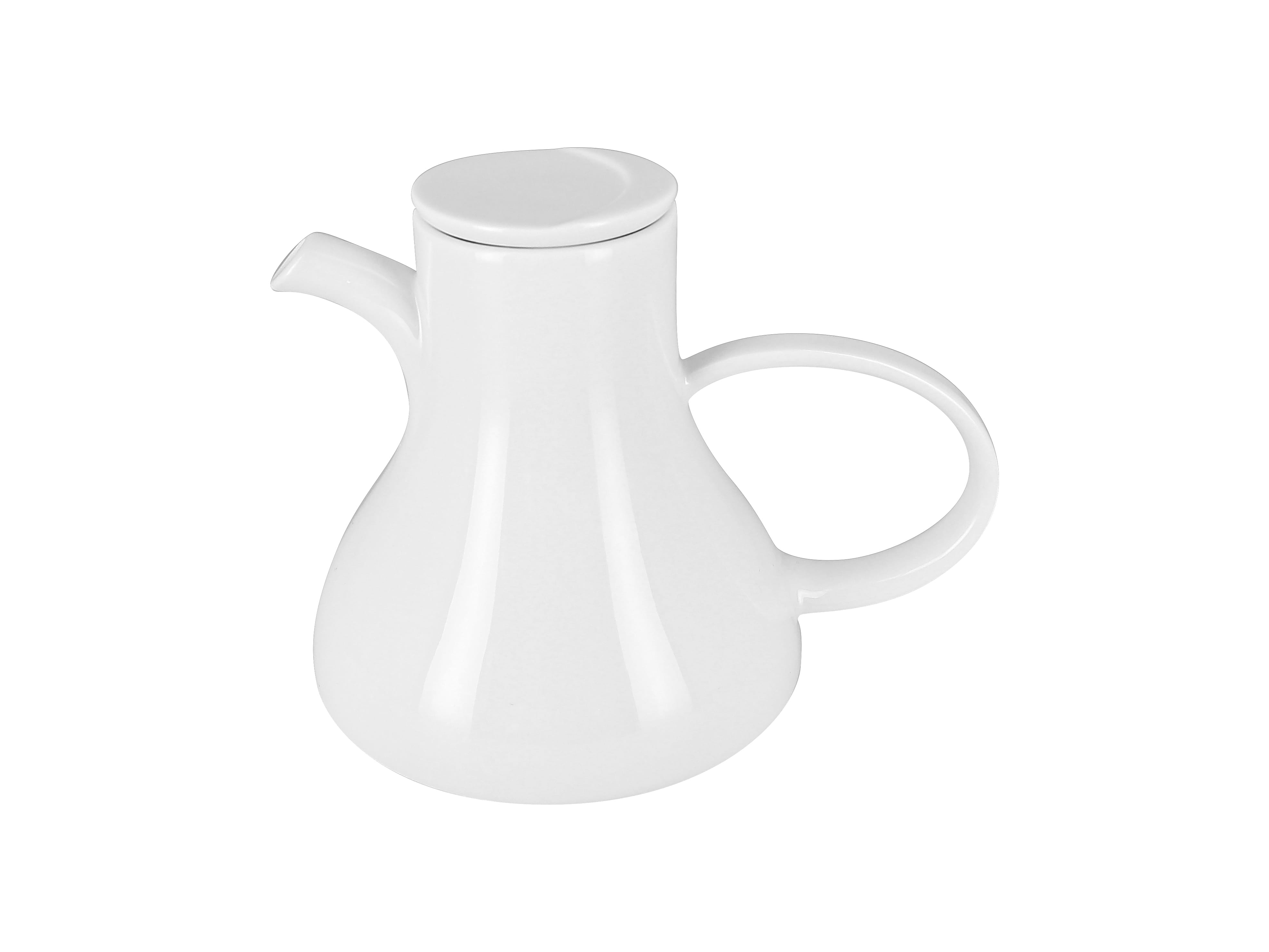 Teekanne mit Deckel Ø12,7cm H13cm 0,54L MOON white