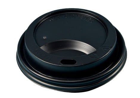 100 Stück Deckel COFFEE TO GO für 200ml Becher schwarz