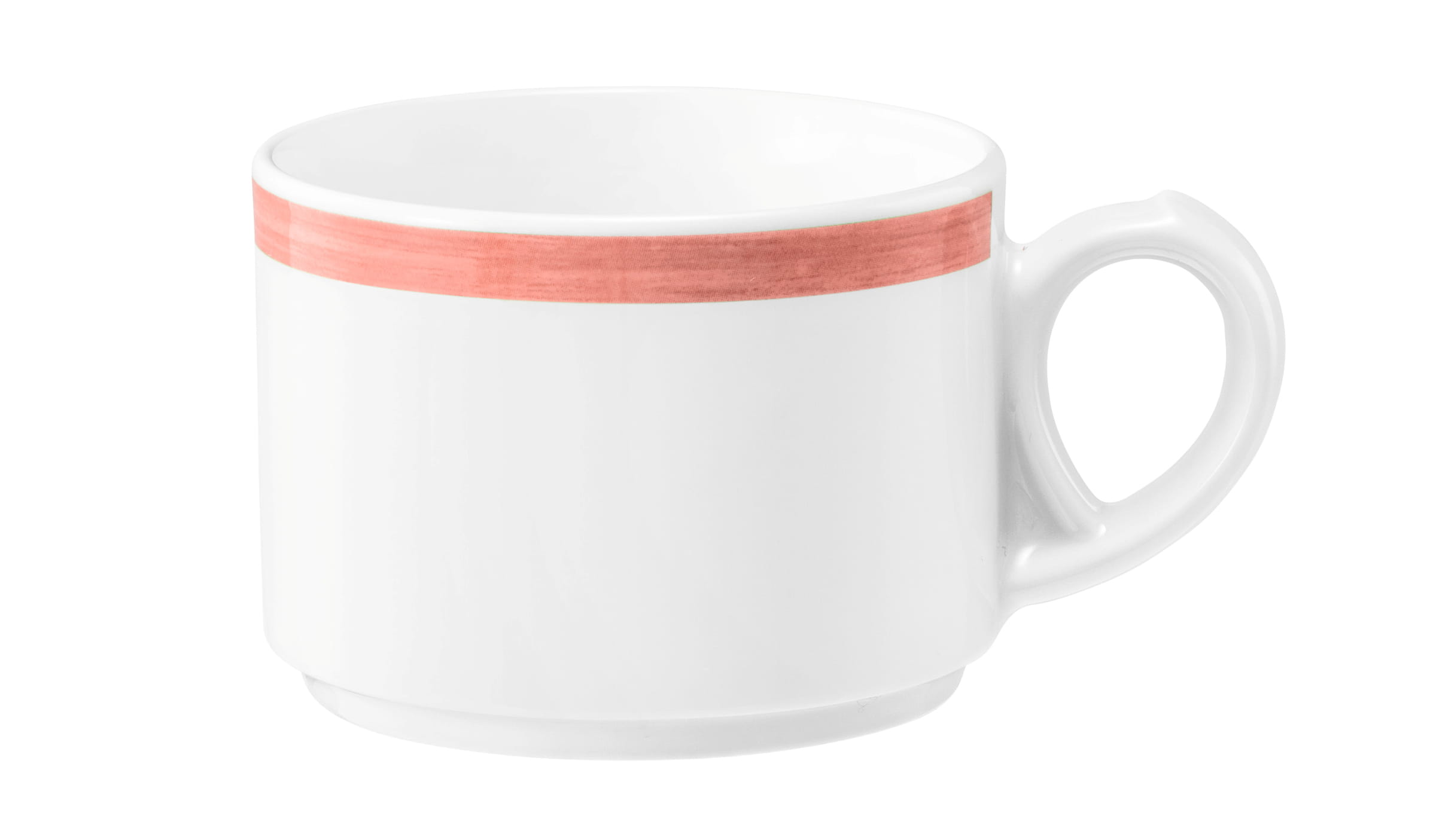 Kaffeetasse rund 0,18l COMMUNITY pinselband rot