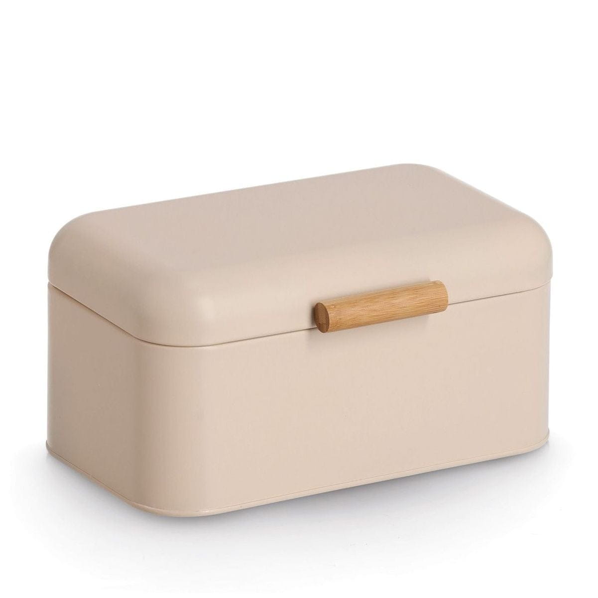 Brotkasten 30,5x20,5x15cm Bambus/Metall beige
