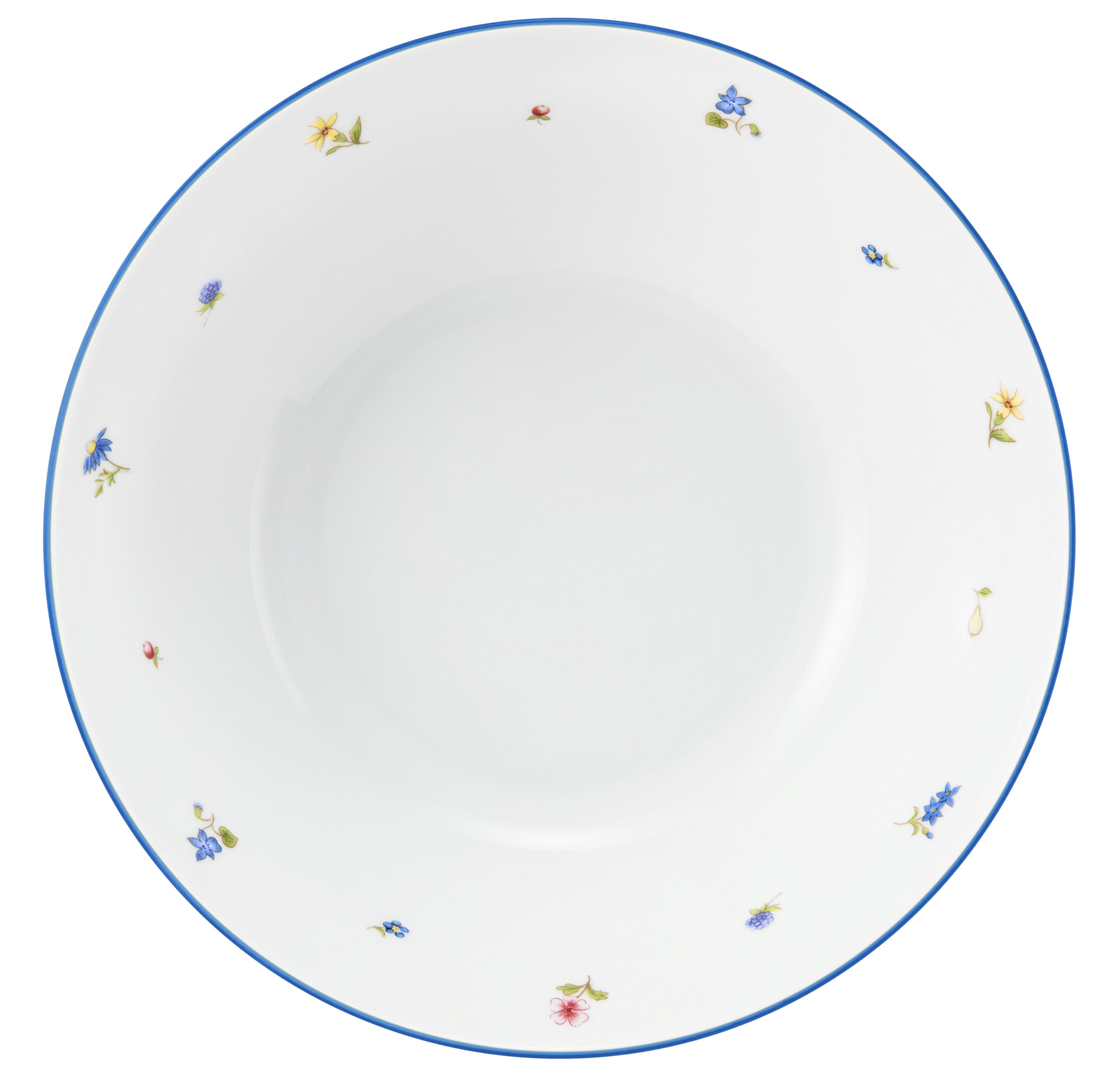 Schale rund rund 24cm COMMUNITY streublume blaue linie