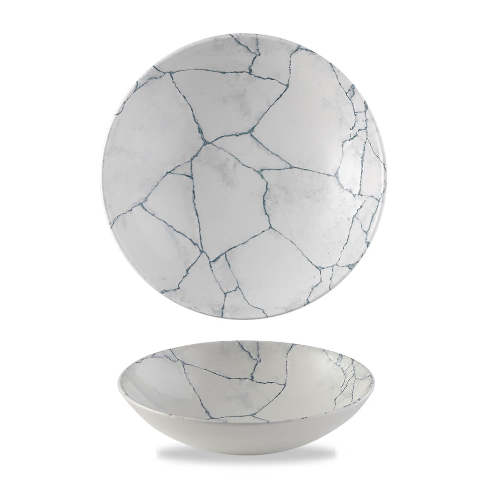 Schale rund 18,2cm KINTSUGI pearl grey