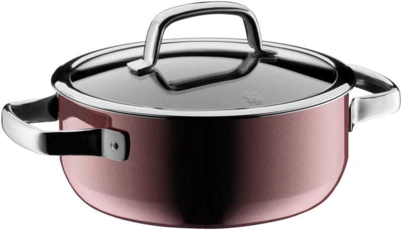 Bratentopf mit Glasdeckel 20cm FUSIONTEC rose quartz