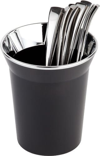 Tischreste- /Besteckbehälter TOP CHROME schwarz