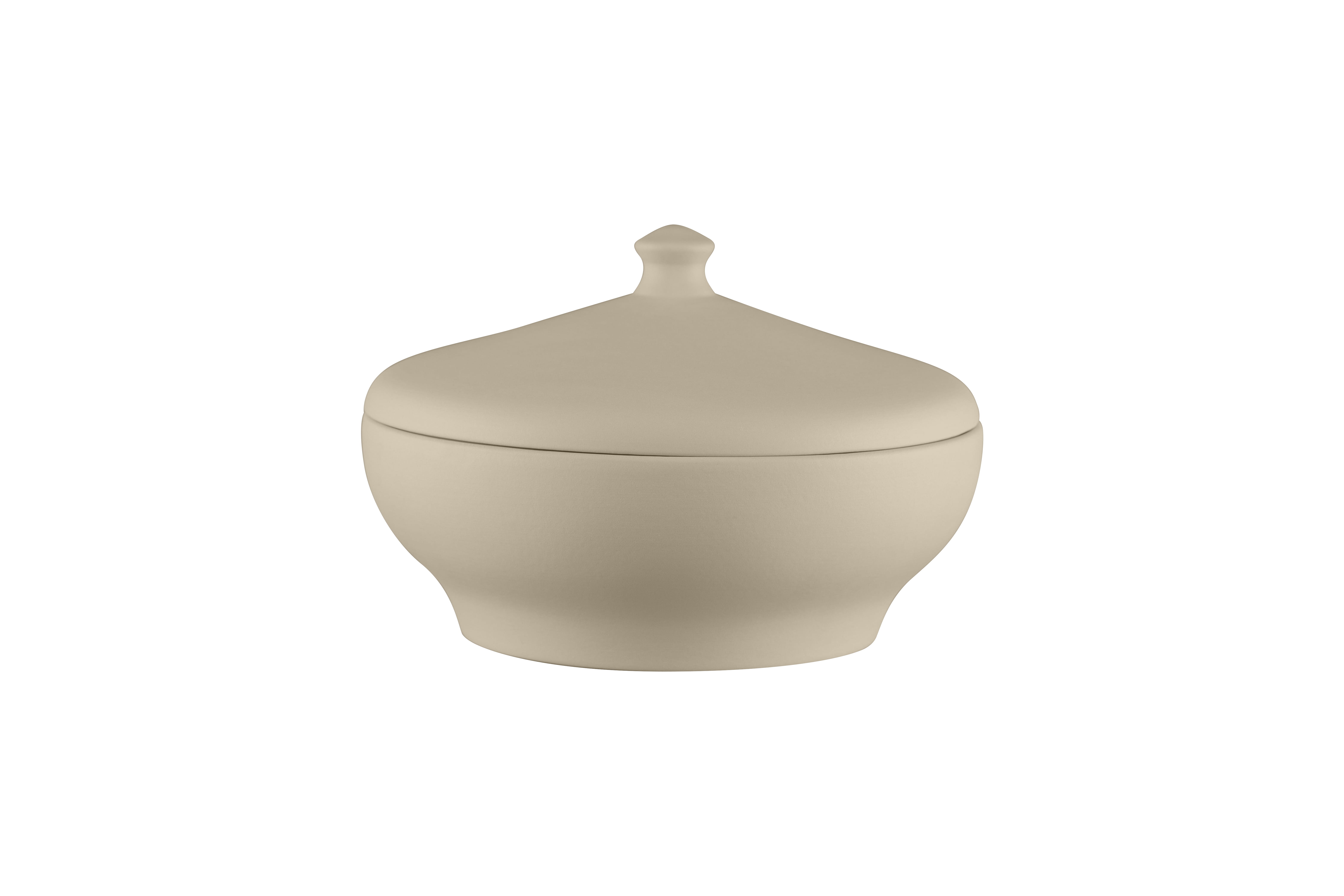 Suppenterrine mit Deckel Epura Ø23,7cm H15,6cm 2,17L BAANTNA ARGILA PRIMA decorated grey